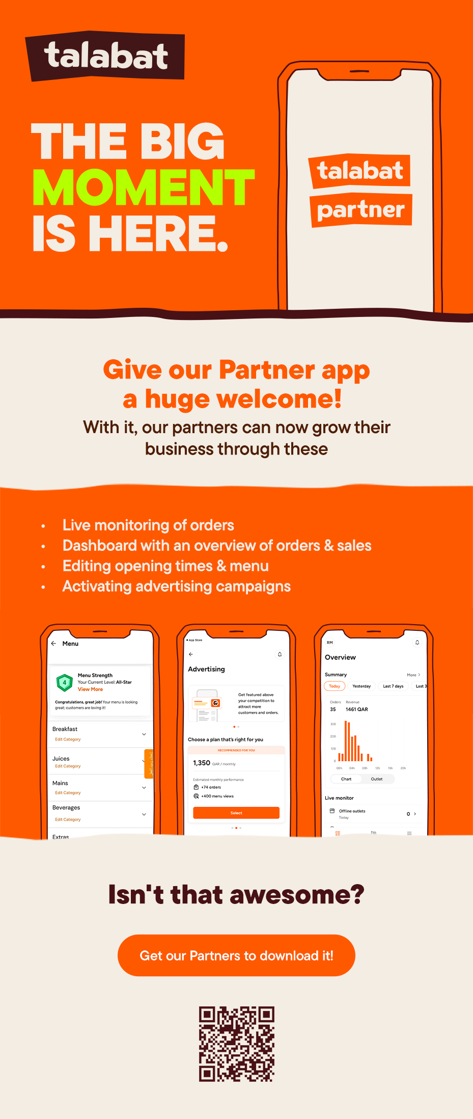 talabat Partner App Launch