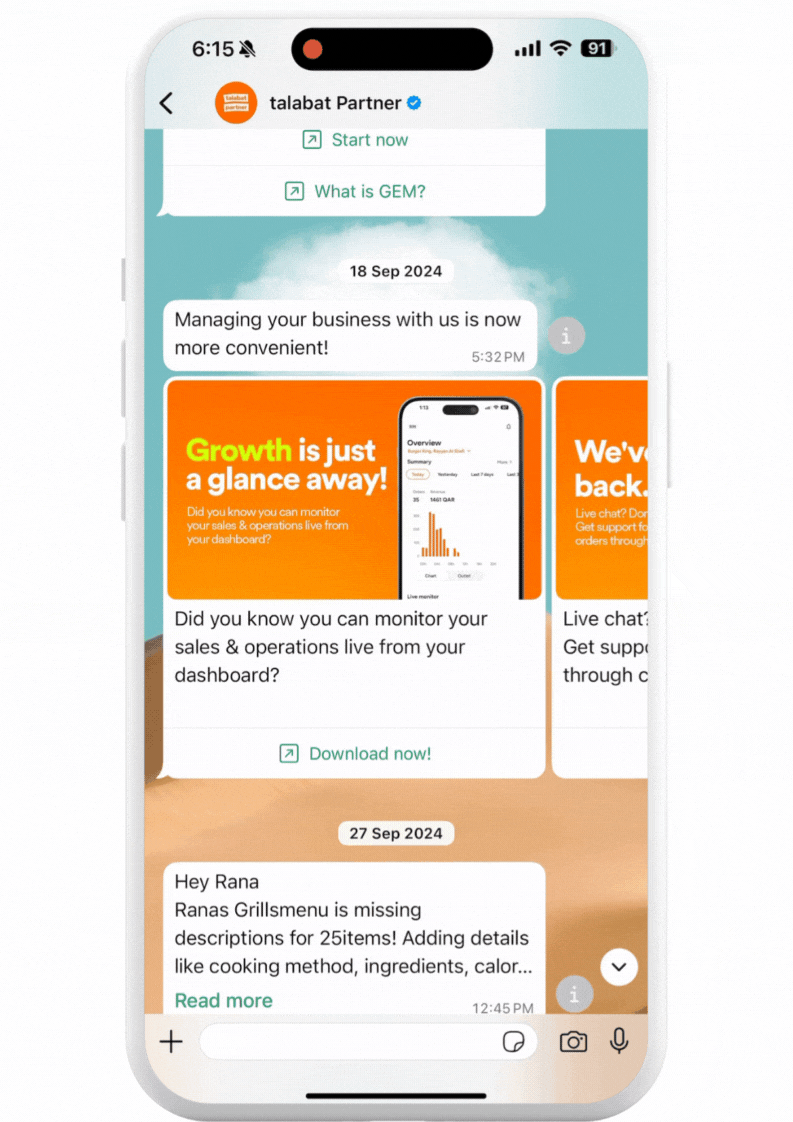 Mobile onboarding flow